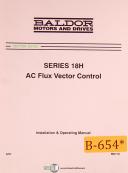 Baldor-Baldor Sereis 21H line Regen Inverter and 22H Vector Control Manual 1995-15H-18H-21H-22H-04